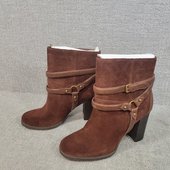 UGG Australia Dandridge Brown Mahogany Ankle Boots Women's Size US 5, 12 NEW - Picture 5 of 11